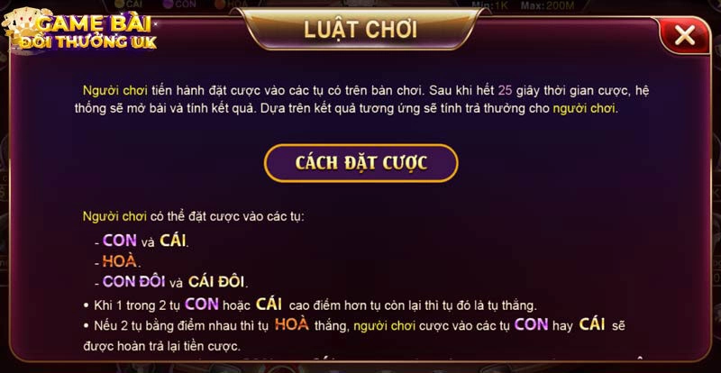 Baccarat có luật chơi thú vị không thể bỏ lỡ