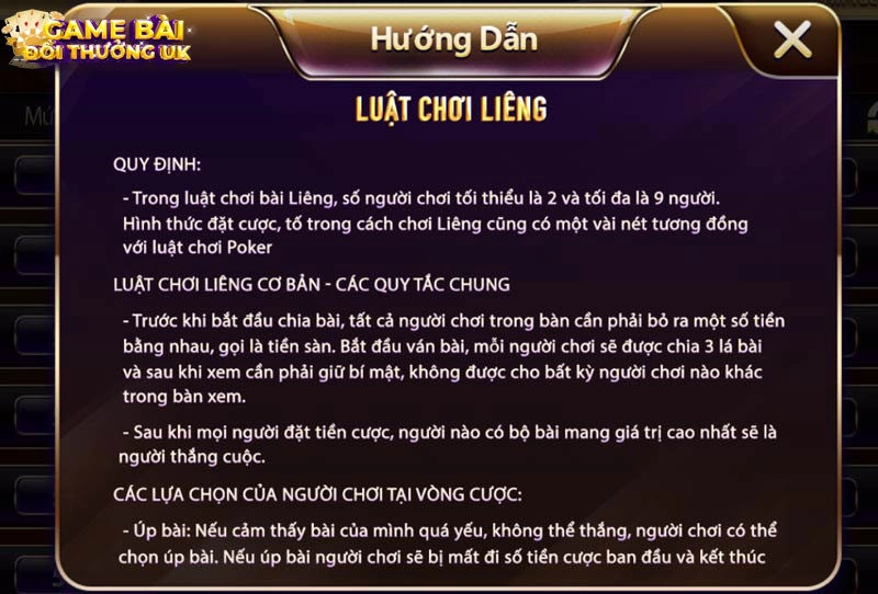 Luật chơi Liêng dễ hiểu, người chơi mới có thể hòa nhập cực nhanh