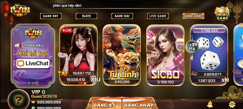 iWin hợp tác với hơn 50 nhà phát hành